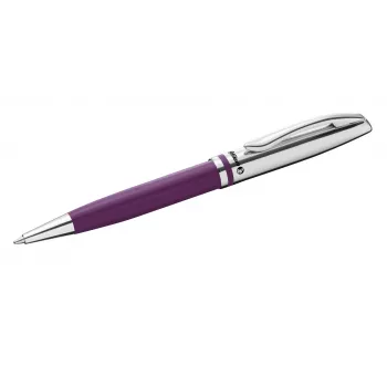 Pelikan Jazz Classic Στυλό διαρκείας, βιολετί μέταλλο, περιστρεφόμενος μηχανισμός, μπλε μελάνι, Medium 300013899