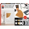 Marabu STRUCTURED ART Σετ πάστας δομής ακρυλικού, 3 x 100 ml, λευκό, υδατοδιαλυτό, κρεμώδες-παχύρρευστο, ματ επιφάνεια 1202000000088