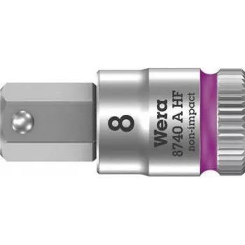 Wera 05003339001 Zyklop 3/8 ίντσες εξάγωνο καρυδάκι 8x28 mm με λειτουργία συγκράτησης