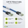 Wentronic Goobay 45661 Cat8.1 S/FTP καλώδιο δικτύου 3m μπλε