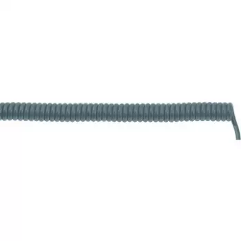 LAPP UNITRONIC SPIRAL LiF2Y11Y σπιράλ καλώδιο, 4 x 0,25 mm², γκρι, 400 mm συρρικνωμένο / 1600 mm τεντωμένο 73220353