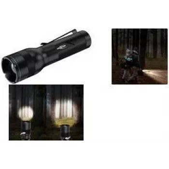 ANSMANN Adventure TA500BF LED φακός, μαύρο με κλιπ ζώνης, 470 Lumen, εστιάσιμος, IPX4 1600-0762