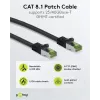 Wentronic Goobay καλώδιο δικτύου CAT 8.1 Patch S/FTP (PiMF), γκρι, 0,5 m 61114