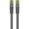 Wentronic Goobay καλώδιο δικτύου CAT 8.1 Patch S/FTP (PiMF), γκρι, 0,5 m 61114
