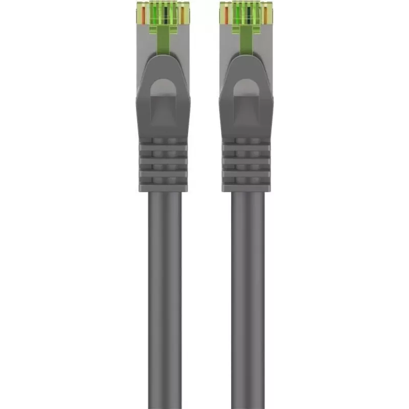 Wentronic Goobay καλώδιο δικτύου CAT 8.1 Patch S/FTP (PiMF), γκρι, 0,5 m 61114