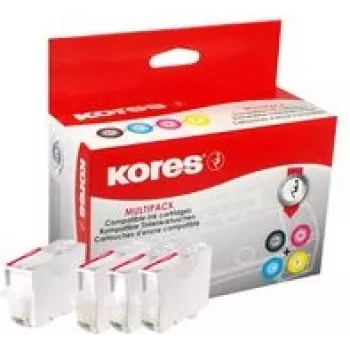 Kores G1577KIT multi-pack μελανοδοχεία για Canon PGI-580/CLI-581 – μαύρο, κυανό, ματζέντα, κίτρινο (4 x 12,2 ml)