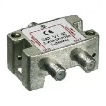 Wentronic Goobay 2πλός διανομέας SAT 5-2500 MHz F-Typ (67001)