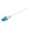 WENTRONIC Goobay CAT 6a καλώδιο patch, U/UTP, λευκό, 1,5 m - LSZH χωρίς αλογόνα, χαλκός (59825)