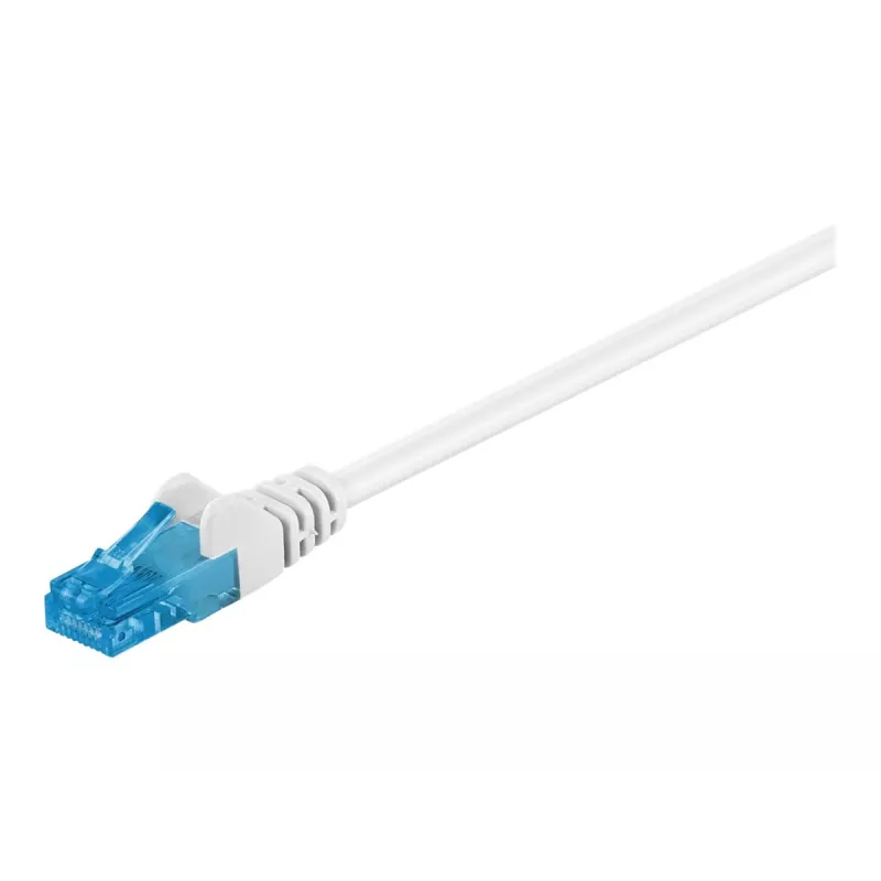 WENTRONIC Goobay CAT 6a καλώδιο patch, U/UTP, λευκό, 1,5 m - LSZH χωρίς αλογόνα, χαλκός (59825)