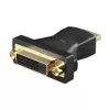 Wentronic Goobay adapter HDMI σε DVI-D, βύσμα HDMI αρσενικό σε υποδοχή DVI-D θηλυκή, επιχρυσωμένο, μαύρο, 2560x1600 68930