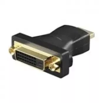 Wentronic Goobay adapter HDMI σε DVI-D, βύσμα HDMI αρσενικό σε υποδοχή DVI-D θηλυκή, επιχρυσωμένο, μαύρο, 2560x1600 68930