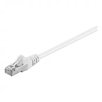 Wentronic Goobay Καλώδιο δικτύου CAT 5e F/UTP, 0,5 m, Λευκό