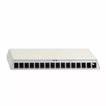 Rutenbeck Patch Panel PP-UM A-16 AP, 16-Port Επίτοιχο, Λευκό 23911115