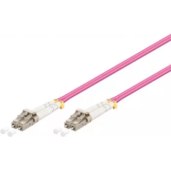 Wentronic 95938 Καλώδιο δικτύου οπτικών ινών LC σε LC Multimode, Ροζ