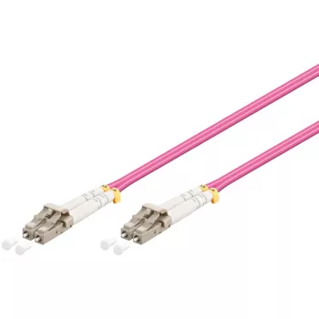 Wentronic 95938 Καλώδιο δικτύου οπτικών ινών LC σε LC Multimode, Ροζ