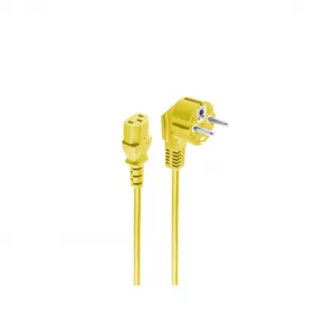 shiverpeaks BASIC-S Schuko σε IEC C13 Καλώδιο τροφοδοσίας, 1,8 m, Κίτρινο BS09-05182
