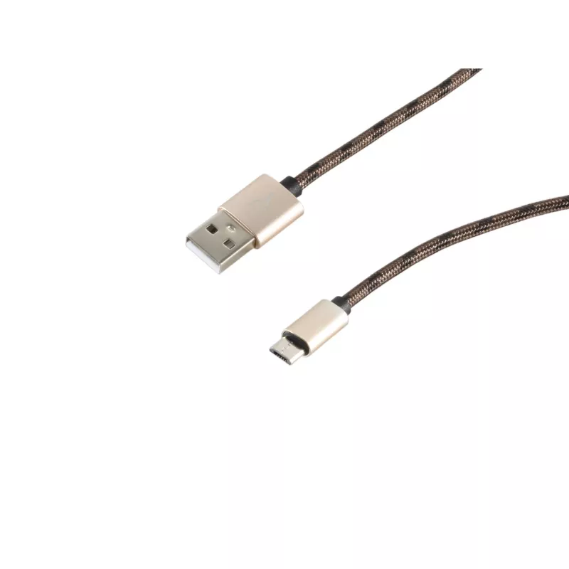 SHIVERPEAKS S-Conn καλώδιο USB 2.0, USB-A σε Micro-USB B, 0,9 m, καφέ 14-50079