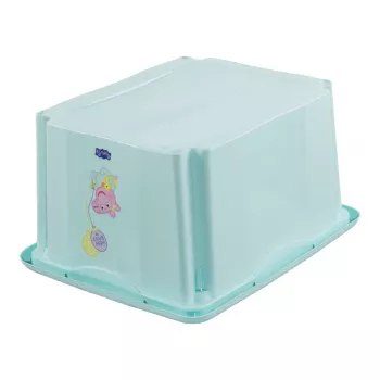keeeper κουτί αποθήκευσης karolina Peppa Pig, 24 λίτρα περιστρεφόμενο/στοιβαζόμενο κουτί με καπάκι, PP, Aquamarin, 1 τεμ. 1223762433600