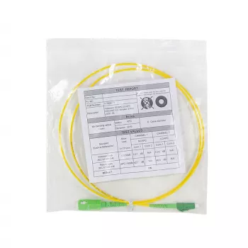 LogiLink OS2 Single-Mode Καλώδιο patch οπτικών ινών SC σε LC Simplex, 30 m, G657.A2, LSZH, Κίτρινο FPSLS30