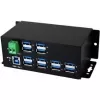 EXSYS EX-1112HMS 12-Port USB 3.2 Gen 1 βιομηχανικό hub DIN ράγας