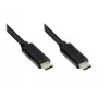 EXSYS EX-K1585-2.0 καλώδιο USB-C 2 m, USB 3.2 Gen 1, μαύρο