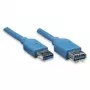 EXSYS EX-K1630-2 καλώδιο USB 3.2 Gen 1, USB-A σε USB-B, 2 m, μπλε