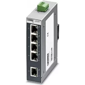 Phoenix Contact FL SWITCH SFNB 5TX βιομηχανικός διακόπτης Ethernet, 5-Port 10/100 Mbps, DIN Rail, 24 V DC 2891001