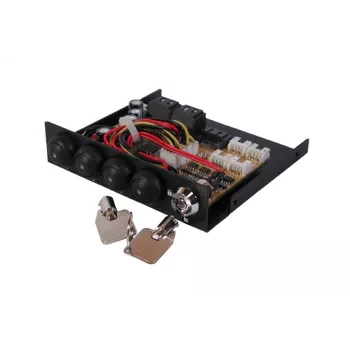 EXSYS EX-3466-2 διακόπτης SATA III 4-Port - διακόπτης HDD/SSD 1-σε-4, 6Gbps, Hot-Swap, chipset Marvell