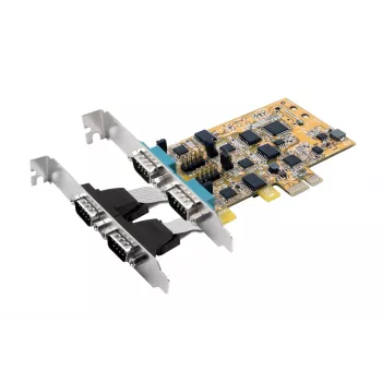 EXSYS EX-45034IS κάρτα PCI Express 4-Port RS-232 σειριακή με οπτική απομόνωση 2,5kV