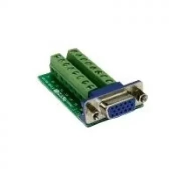 EXSYS EX-49020 προσαρμογέας καλωδίου VGA 16-Pin πράσινο - ασημί