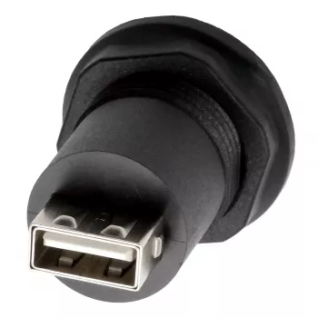 EXSYS EX-49212 Προσαρμογέας ενσωμάτωσης USB 2.0, υποδοχή USB-A σε υποδοχή USB-A, μαύρος