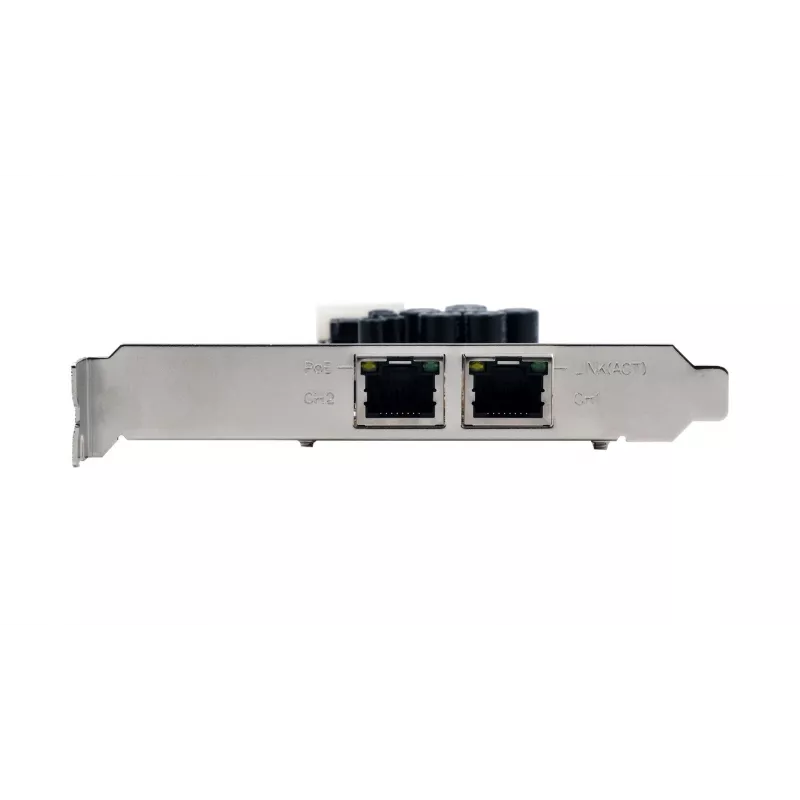 EXSYS EX-6072POE-2 Κάρτα PCIe Dual Gigabit Ethernet με PoE, Low Profile