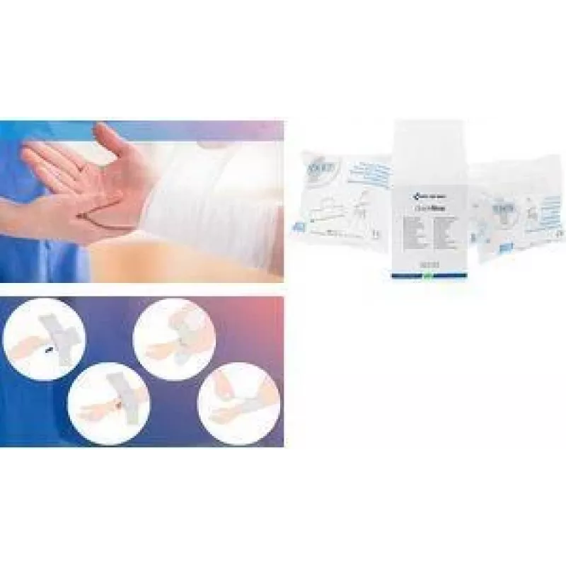 First Aid Only Quick Stop Γάζα P-44030 00, αποστειρωμένη, λευκή, συσκευασία 3 τεμ.