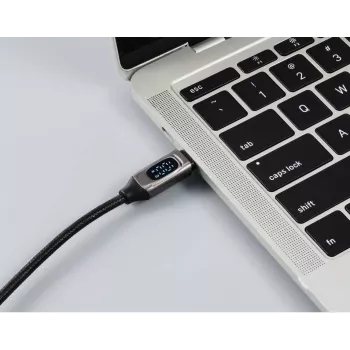 Renkforce Καλώδιο USB-C σε USB-C 2.0, 2 m, Ασημί (Μεταλλικό) RF-6249498