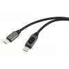 Renkforce Καλώδιο USB-C σε USB-C 2.0, 2 m, Ασημί (Μεταλλικό) RF-6249498