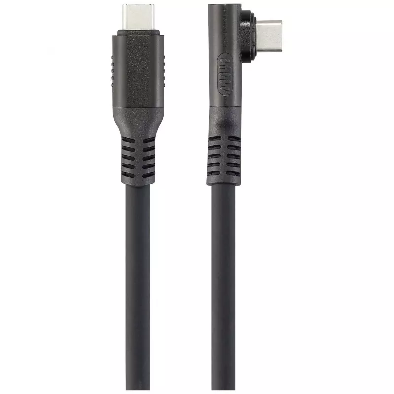 Renkforce Καλώδιο USB4 USB-C σε USB-C 1m Μαύρο 8K UHD Μαγνητικό βύσμα RF-6438138