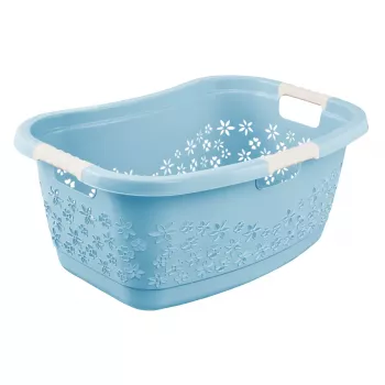 keeeper Lasse Εργονομικό νεφροειδές καλάθι ρούχων, Nordic Blue, 40 L, Λαβές Soft-Grip, 1 τεμ. 1078268000000