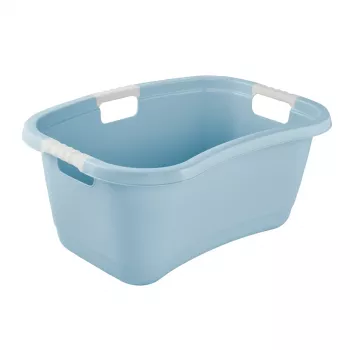 keeeper janne Λεκάνη ρούχων, εργονομική, nordic-blue, 40 L, νεφροειδής, Λαβές Soft-Grip, σταθερή, 1 τεμ. 1078368000000