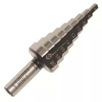 C.K Tools HSS Βαθμιδωτό τρυπάνι 6-20 mm T3010 1 με κυλινδρικό άξονα