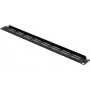 Renkforce RF-7116958 19 ιντσών τυφλή πλάκα rack 1U με αερισμό μαύρη