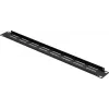 Renkforce RF-7116958 19 ιντσών τυφλή πλάκα rack 1U με αερισμό μαύρη