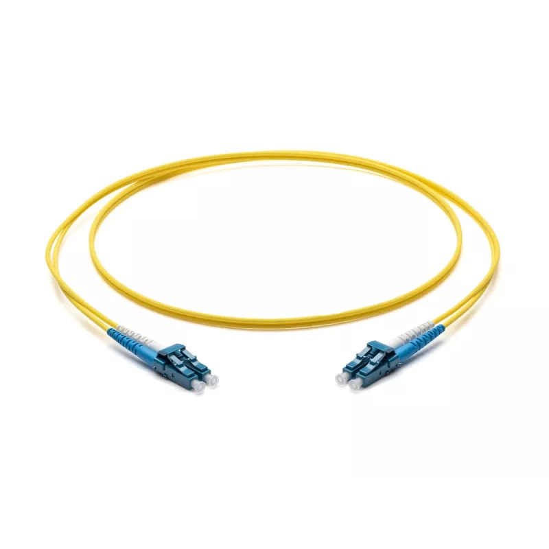 Corning LC/LC OS2 Single-Mode Duplex καλώδιο patch οπτικής ίνας, 10m, κίτρινο F040402G2Z20010M