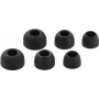 Renkforce In-Ear ακουστικά ακροφύσια, 3 ζεύγη, μαύρο (RF-5044672)