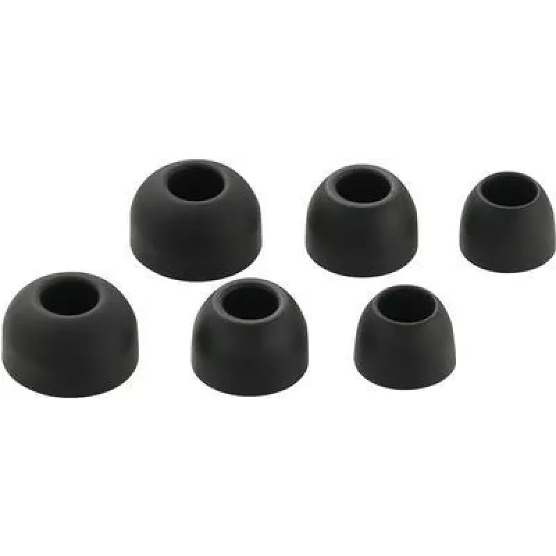 Renkforce In-Ear ακουστικά ακροφύσια, 3 ζεύγη, μαύρο (RF-5044672)