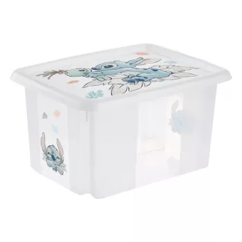 keeeper Karolina Stitch Κουτί αποθήκευσης, 15 L, Διαφανές, με καπάκι, στοιβαζόμενο 1223600131900