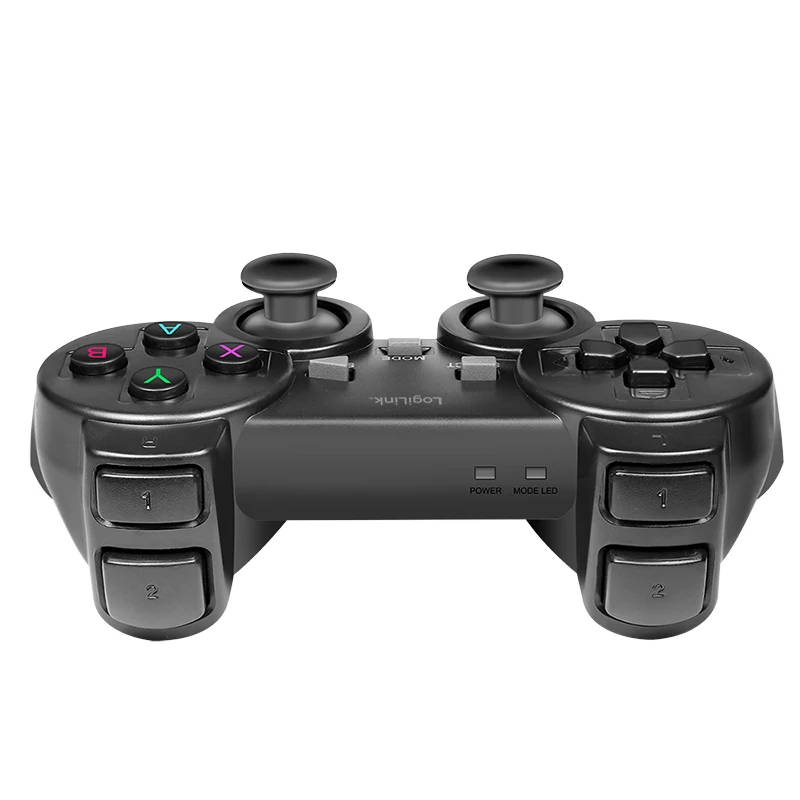 LogiLink AA0187 Ασύρματος χειριστήριο gaming 2,4 GHz Μαύρο 8 m εμβέλεια PC Android PS3