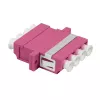 LogiLink LC-Duplex Quad Σετ υποδοχών οπτικής ίνας, Μωβ, 12 τεμ. FA04LC7