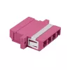 LogiLink LC-Duplex Quad Σετ υποδοχών οπτικής ίνας, Μωβ, 12 τεμ. FA04LC7