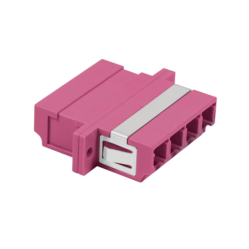 LogiLink LC-Duplex Quad Σετ υποδοχών οπτικής ίνας, Μωβ, 12 τεμ. FA04LC7