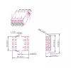 LogiLink LC-Duplex Quad Σετ υποδοχών οπτικής ίνας, Μωβ, 12 τεμ. FA04LC7